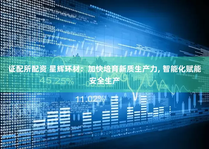 证配所配资 星辉环材：加快培育新质生产力, 智能化赋能安全生产